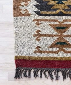 Amante Marketplace Kilim Jute Rug No. 3