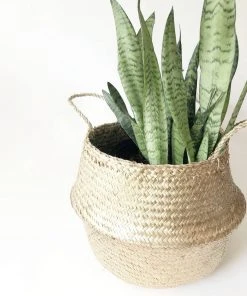 Amante Marketplace Kophinos Basket - Gold