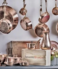 Amoretti Brothers Home Goods Recycled Copper Frying Pan