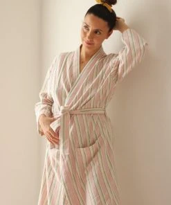 Anatolico Towels + Bath Mats Lily Unisex Turkish Robe