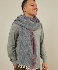 Anatolico Matia Turkish Blanket / Scarf - Gray
