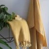 Anatolico Waffle Weave Turkish Towel - Mustard