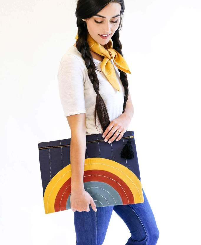 Anchal Rainbow Eclipse Oversized Pouch Accessories 3 Anchal Rainbow Eclipse Oversized Pouch Accessories