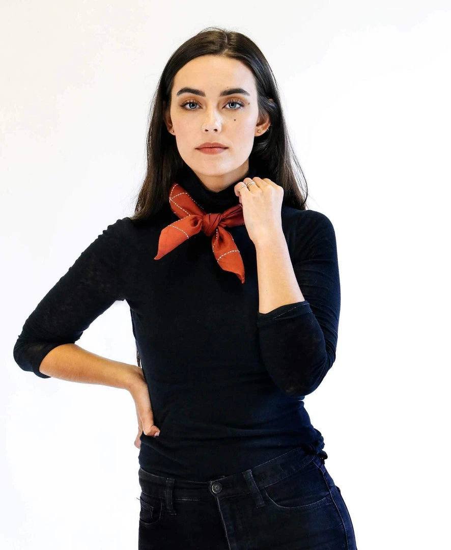 Anchal Best Sellers Graph Bandana - Rust Anchal Best Sellers Graph Bandana - Rust