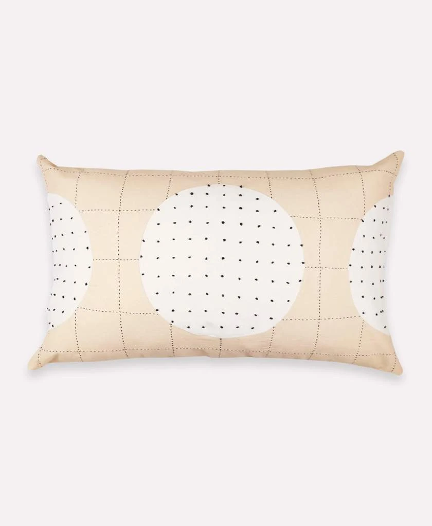 Anchal Lunar Dot Lumbar Pillow - Ivory Home Goods Anchal Lunar Dot Lumbar Pillow - Ivory Home Goods