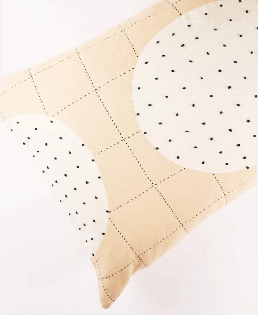 Anchal Lunar Dot Lumbar Pillow - Ivory Home Goods Anchal Lunar Dot Lumbar Pillow - Ivory Home Goods