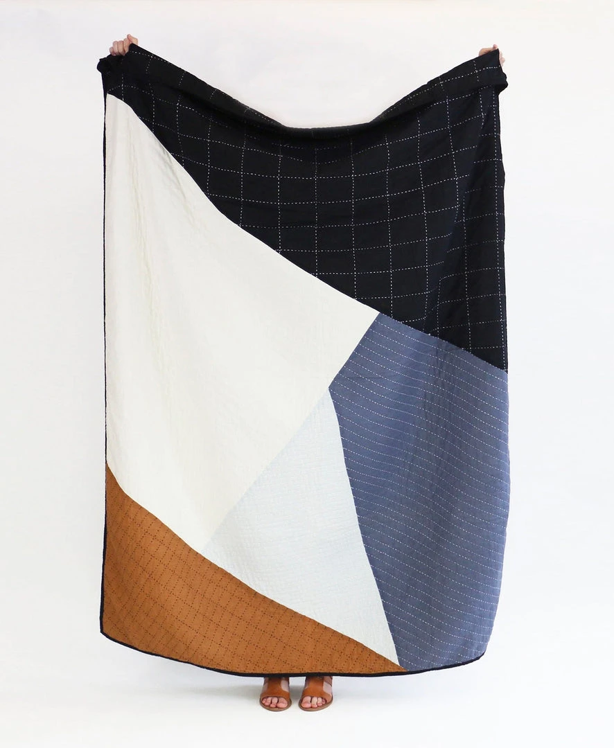 Anchal Home Goods Naari Throw Quilt 1 Anchal Home Goods Naari Throw Quilt