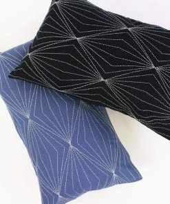 Anchal Prism Lumbar Pillow - Slate