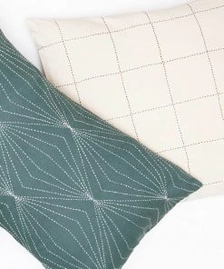 Anchal Home Goods Prism Lumbar Pillow - Spruce