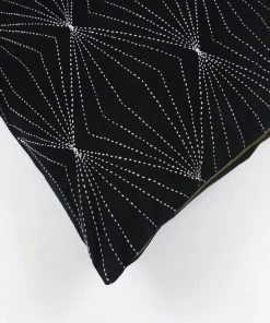 Anchal Prism Throw Pillow - Charcoal