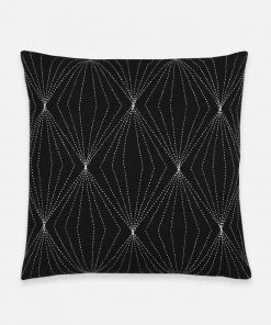 Anchal Prism Throw Pillow - Charcoal