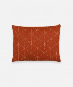 Anchal Graph Small Throw Pillow - Rust Best Sellers