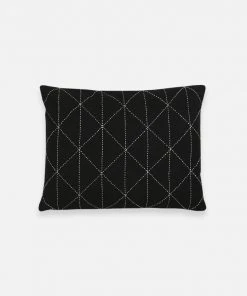 Anchal Graph Small Throw Pillow - Charcoal Home Goods