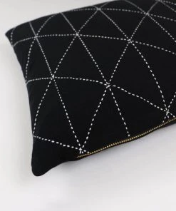 Anchal Graph Small Throw Pillow - Charcoal Home Goods