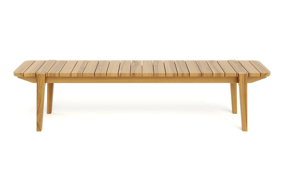 Masaya & Co. Furniture Apanas Slatted Top Outdoor Bench Masaya & Co. Furniture Apanas Slatted Top Outdoor Bench