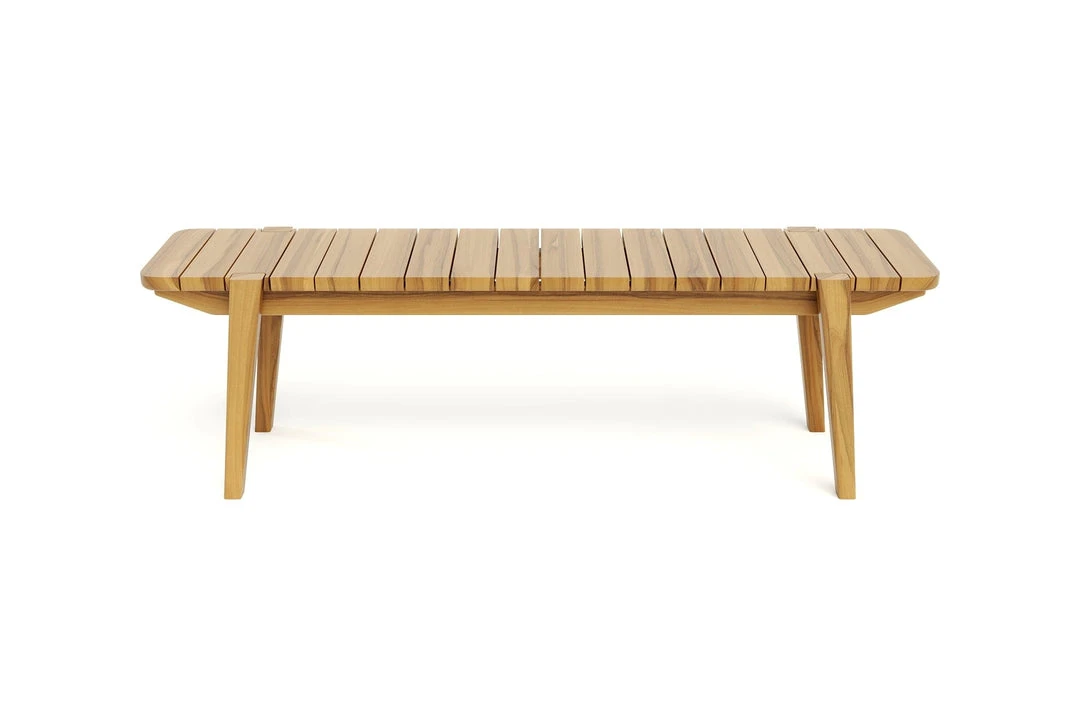 Masaya & Co. Furniture Apanas Slatted Top Outdoor Bench Masaya & Co. Furniture Apanas Slatted Top Outdoor Bench