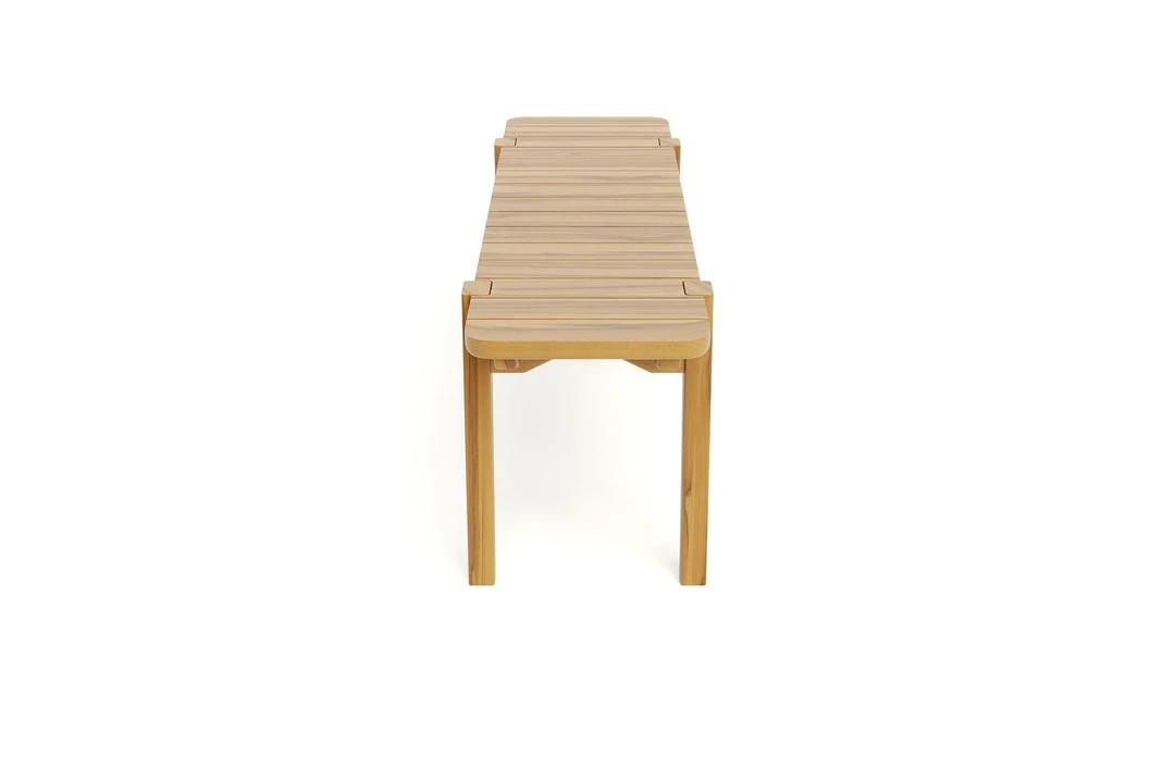 Masaya & Co. Furniture Apanas Slatted Top Outdoor Bench Masaya & Co. Furniture Apanas Slatted Top Outdoor Bench