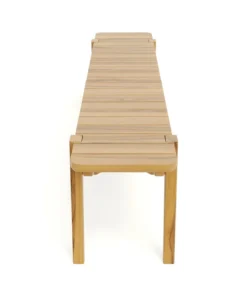 Masaya & Co. Furniture Apanas Slatted Top Outdoor Bench 9 Masaya & Co. Furniture Apanas Slatted Top Outdoor Bench