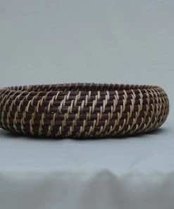 Amara Apple Rattan Bowl