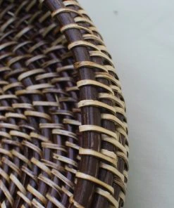 Amara Apple Rattan Bowl