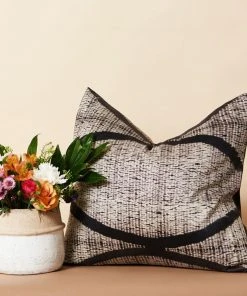 Studio Variously Home Goods Arc Silk Throw Pillow - Black