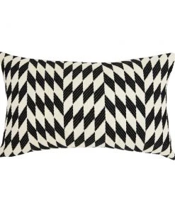 Archive New York Home Goods Almolonga Lumbar Pillow - Black Diamond