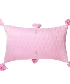 Archive New York Home Goods Antigua Lumbar Pillow - Baby Pink
