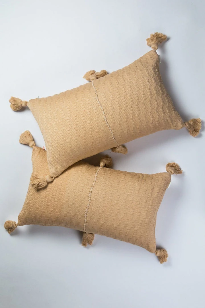 Archive New York Antigua Lumbar Pillow - Blush 2 Archive New York Antigua Lumbar Pillow - Blush