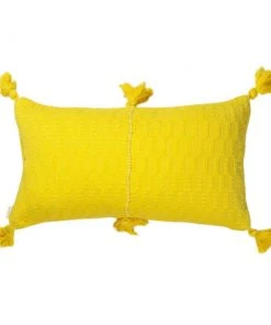 Archive New York Home Goods Antigua Lumbar Pillow - Bright Yellow