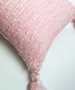 Archive New York Antigua Lumbar Pillow - Faded Pink