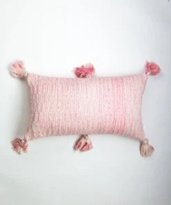 Archive New York Antigua Lumbar Pillow - Faded Pink