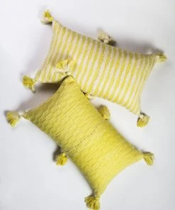 Archive New York Antigua Lumbar Pillow - Yellow Home Goods