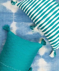 Archive New York Antigua Lumbar Pillow - Jade Striped