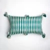 Archive New York Antigua Lumbar Pillow - Jade Striped