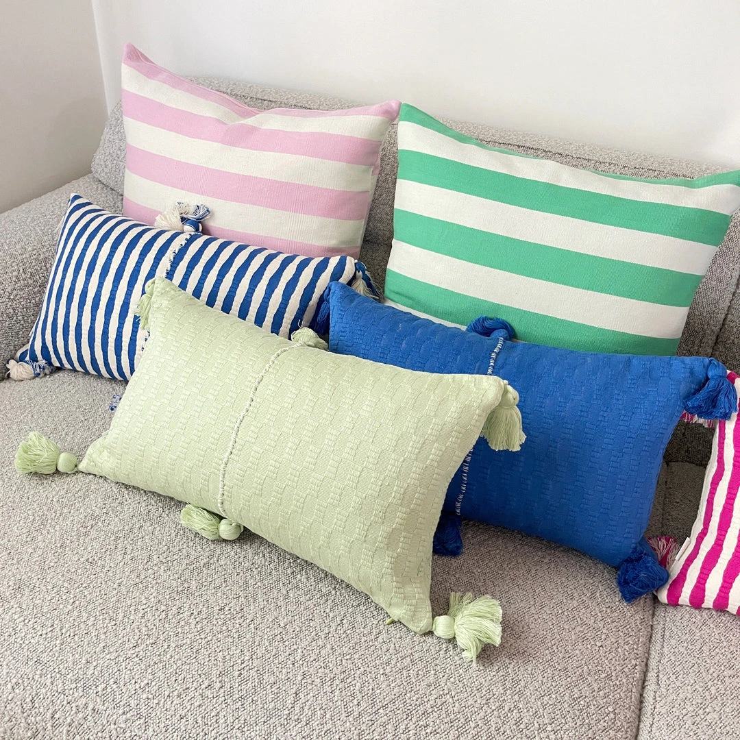 Archive New York Antigua Lumbar Pillow - Light Pistachio 2 Archive New York Antigua Lumbar Pillow - Light Pistachio