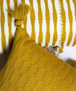 Archive New York Antigua Lumbar Pillow - Ochre