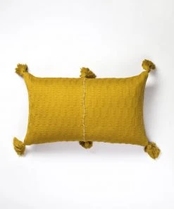 Archive New York Antigua Lumbar Pillow - Ochre