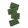 Archive New York Chiapas Plaid Cocktail Napkin Set Kitchen + Dining