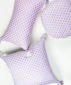 Archive New York Comalapa Circle Throw Pillow - Lilac