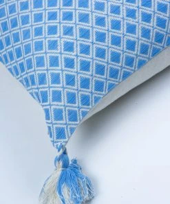 Archive New York Comalapa Throw Pillow - Sky Blue