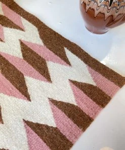 Archive New York Teo Wool Rug - Umber + Pink Home Goods