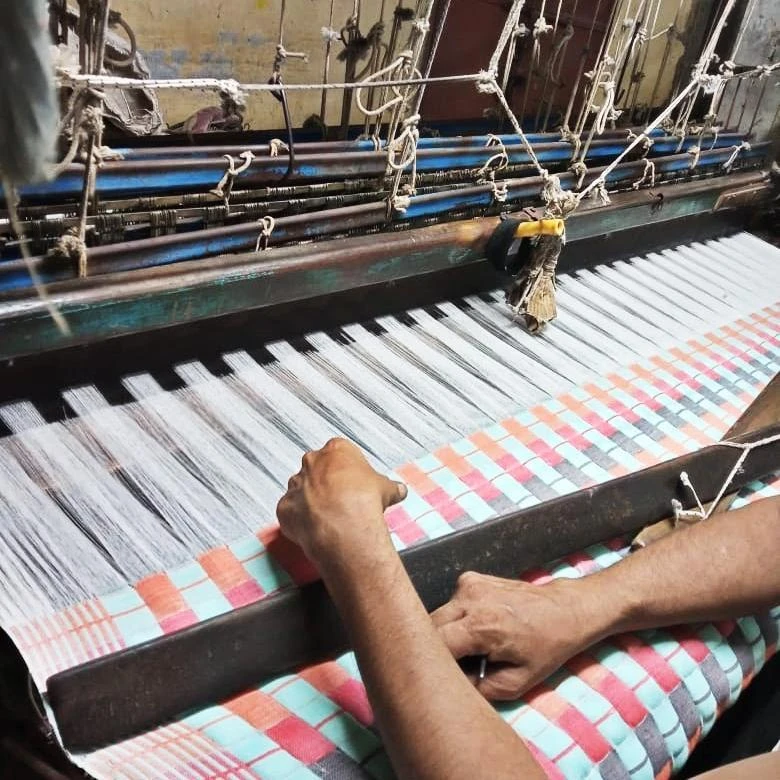 Archive New York Quilted Suzani Throw Blanket - Yellow + Pink Stripe Archive New York Quilted Suzani Throw Blanket - Yellow + Pink Stripe