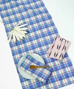 Archive New York San Andres Gingham Table Runner Kitchen + Dining