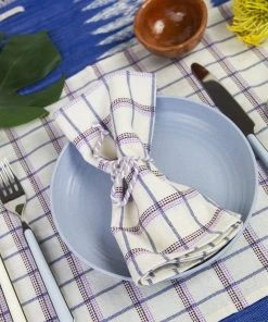 Archive New York San Lucas Plaid Napkin Set Kitchen + Dining