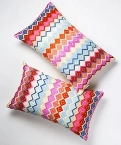 Archive New York San Pedro Diamond Lumbar Pillow Home Goods