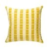Archive New York Santiago Grid Throw Pillow - Butter Yellow