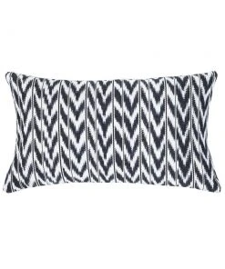 Archive New York Toto Ikat Lumbar Pillow - Black + White