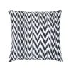 Archive New York Toto Ikat Throw Pillow - Black + White Handcrafted