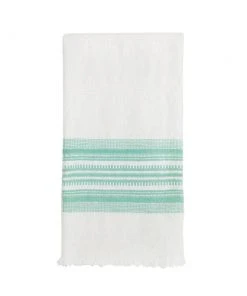 Archive New York White + Mint Kitchen Towel