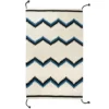 Archive New York Zapotec Zig Zag Wool Rug #6
